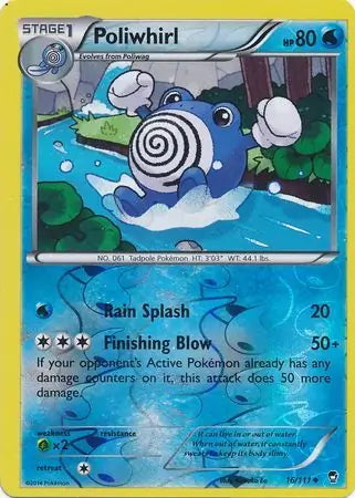 Furious Fists Poliwhirl #16/111 reverse holo